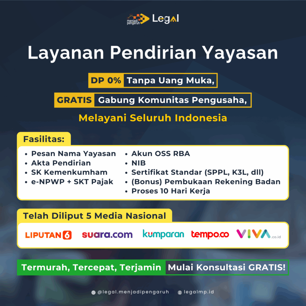 perbedaan yayasan dan perkumpulan