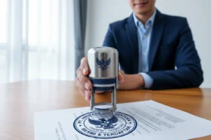 Ciri Stempel Perusahaan Resmi yang Sah Secara Hukum