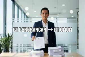 Cara Baru Upgrade PT Perorangan ke PT Umum Langsung Tanpa Pembubaran Lebih Dulu