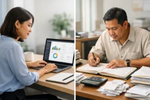 Perbedaan Pembukuan Manual dan Software Pembukuan untuk Bisnis