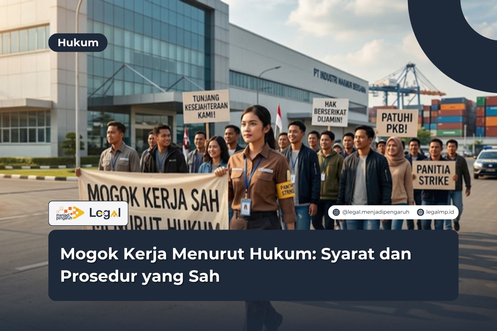 mogok kerja menurut hukum