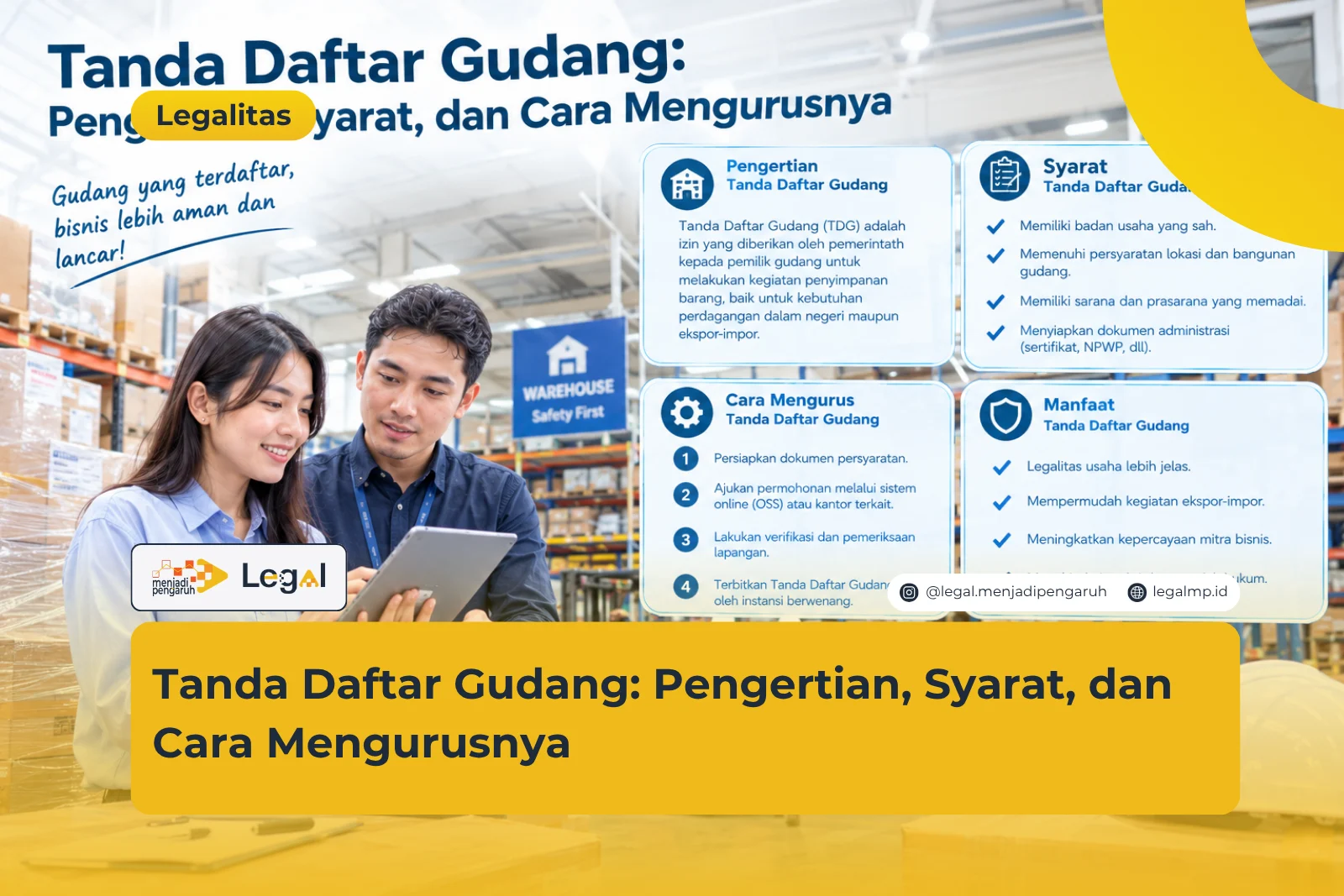 Tanda Daftar Gudang: Pengertian, Syarat, dan Cara Mengurusnya