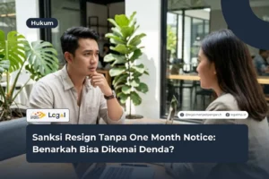 sanksi resign tanpa one month notice